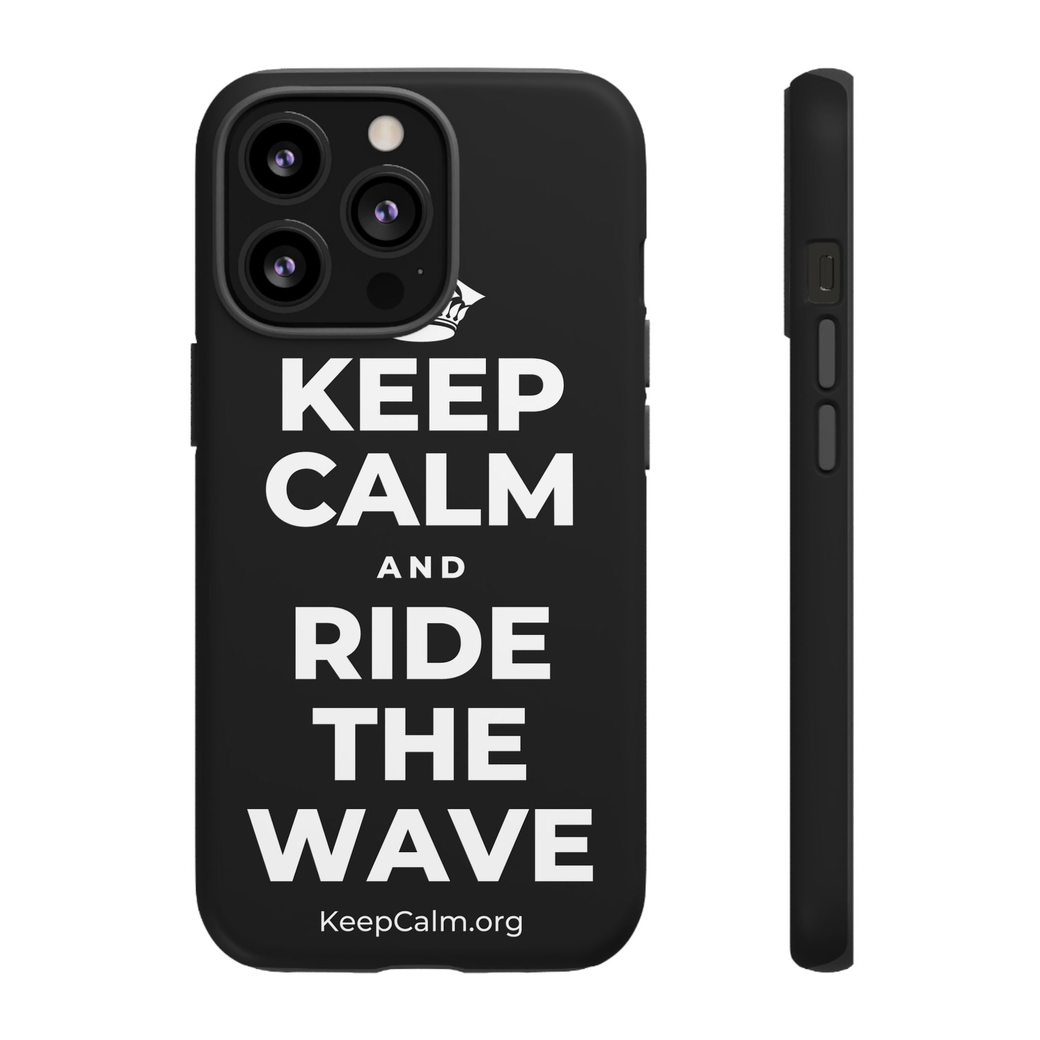KEEP CALM AND RIDE THE WAVE Phone Case