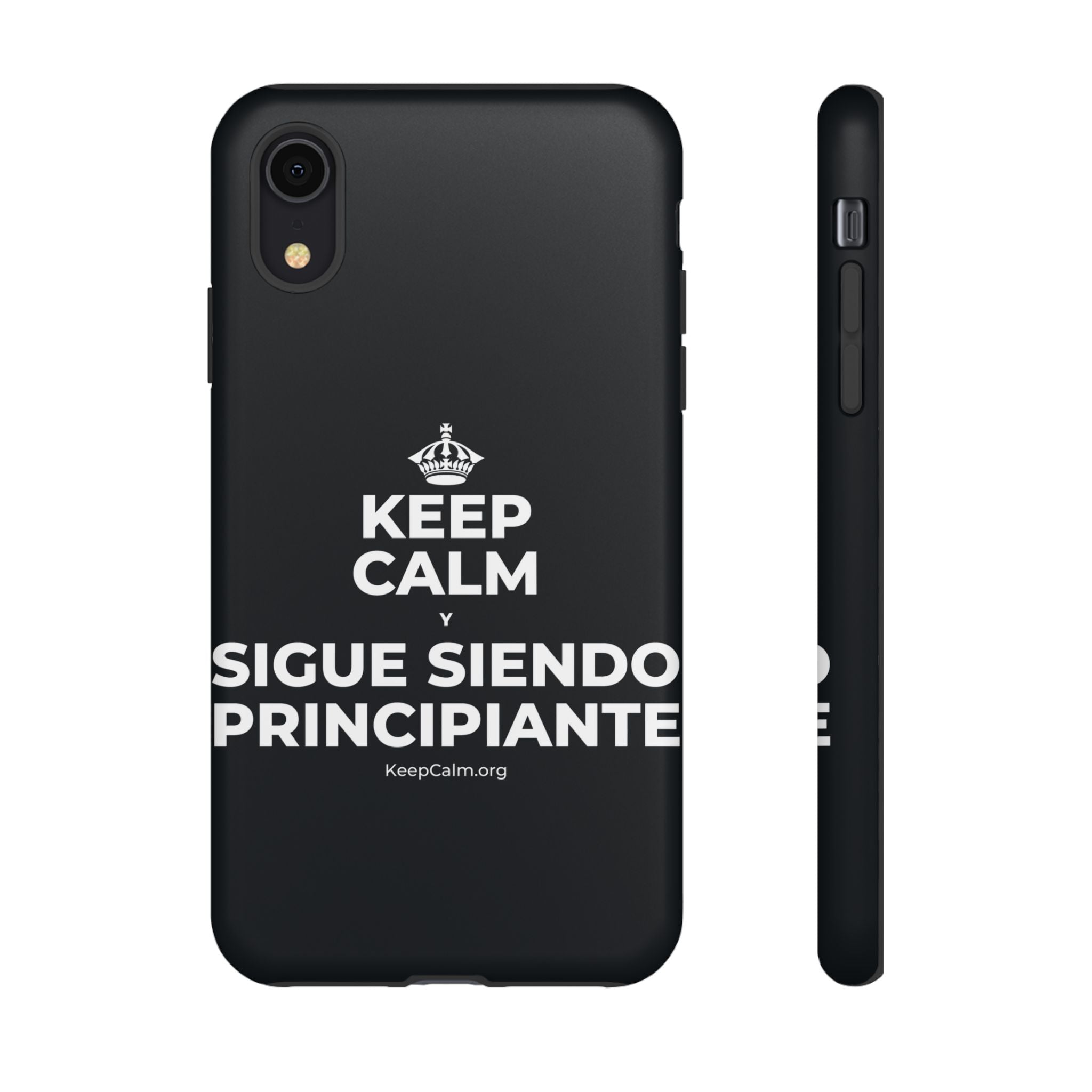 KEEP CALM Y SIGUE SIENDO PRINCIPIANTE Phone Case (Dark)