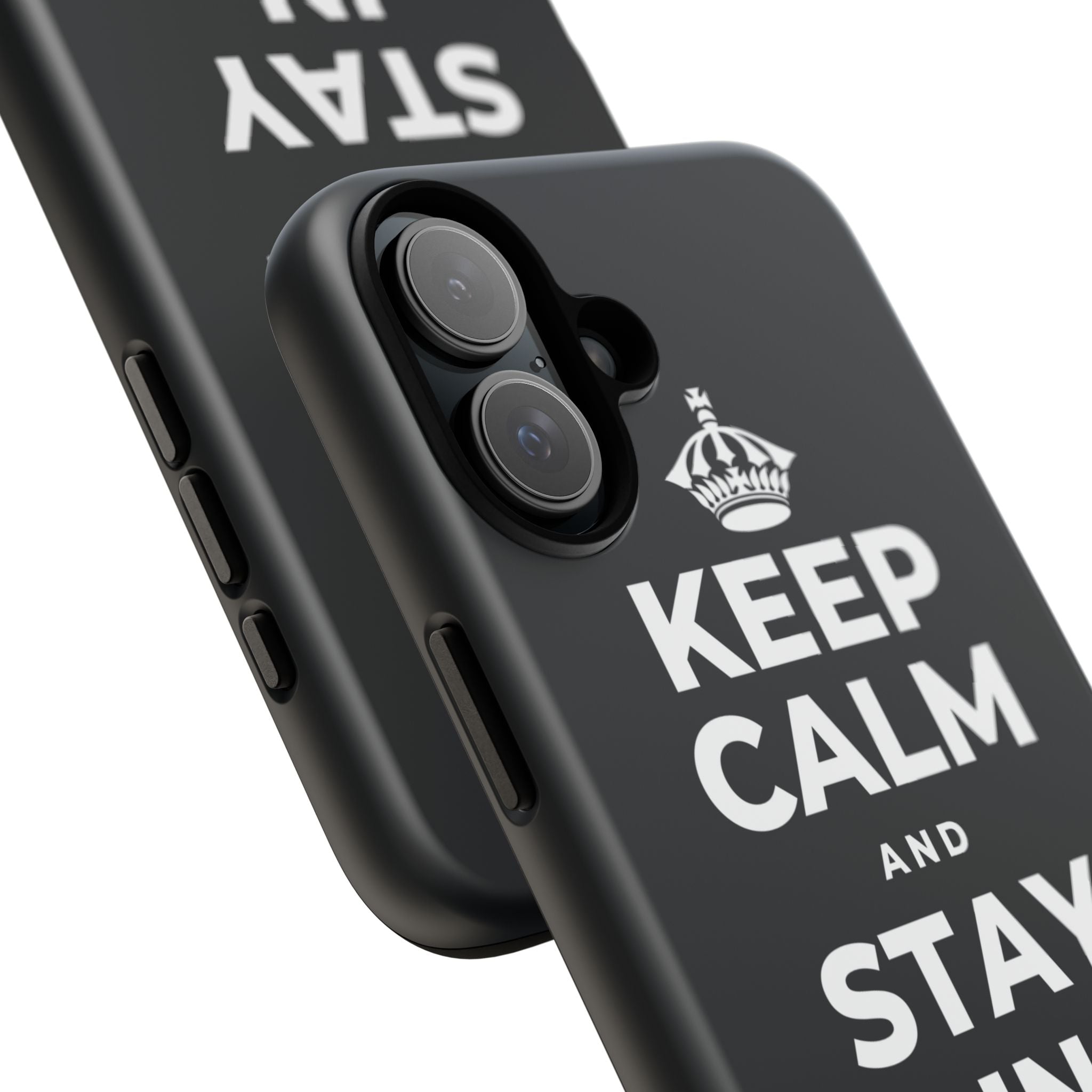 KEEP CALM AND STAY IN AND REST Phone Case (Dark)