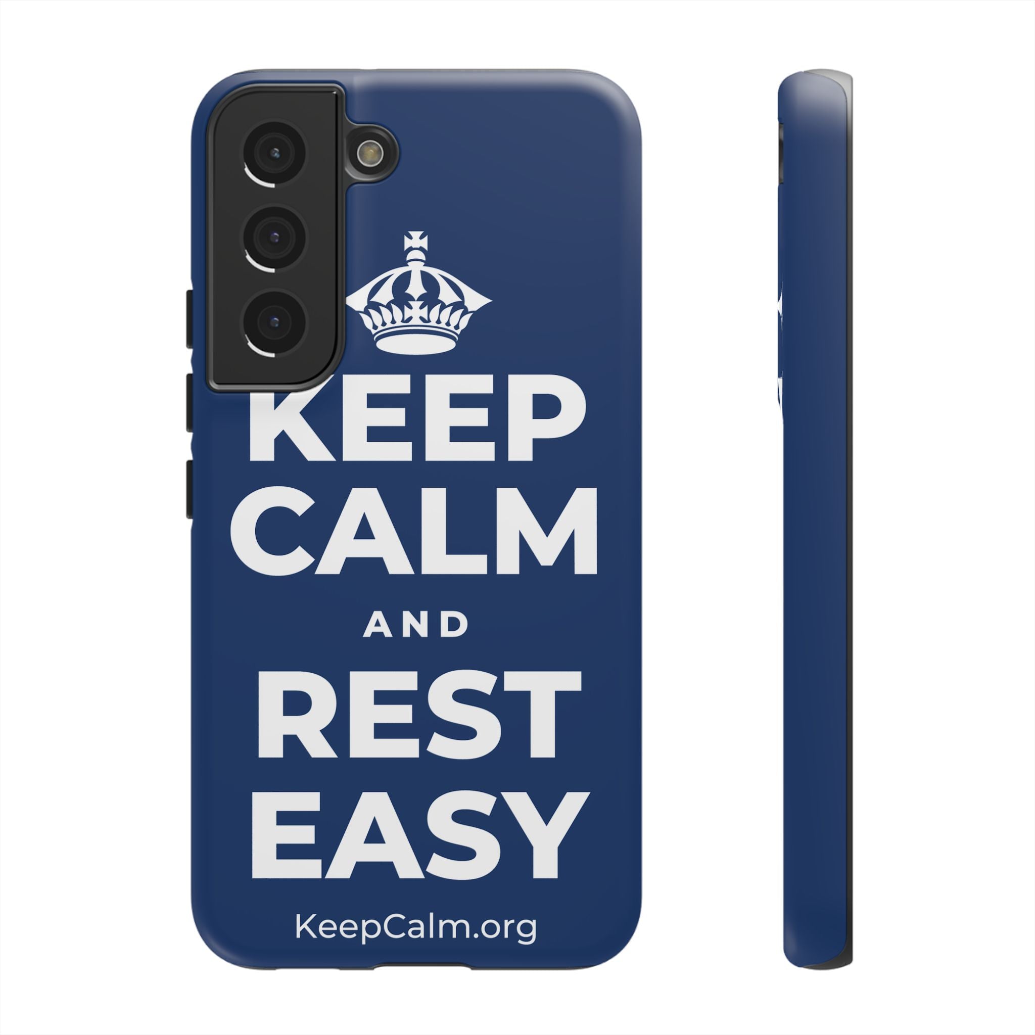 KEEP CALM AND REST EASY Phone Case
