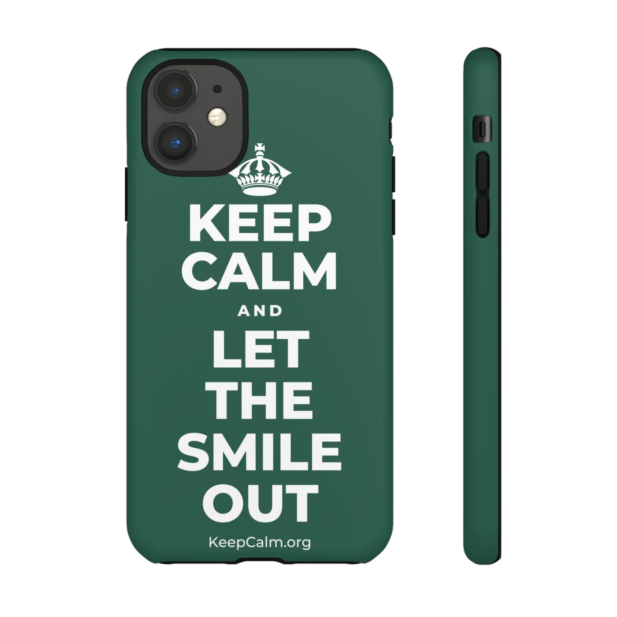 KEEP CALM AND LET THE SMILE OUT Phone Case