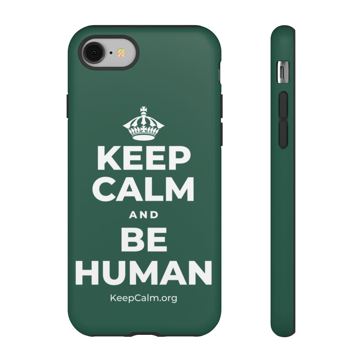 KEEP CALM AND BE HUMAN Phone Case