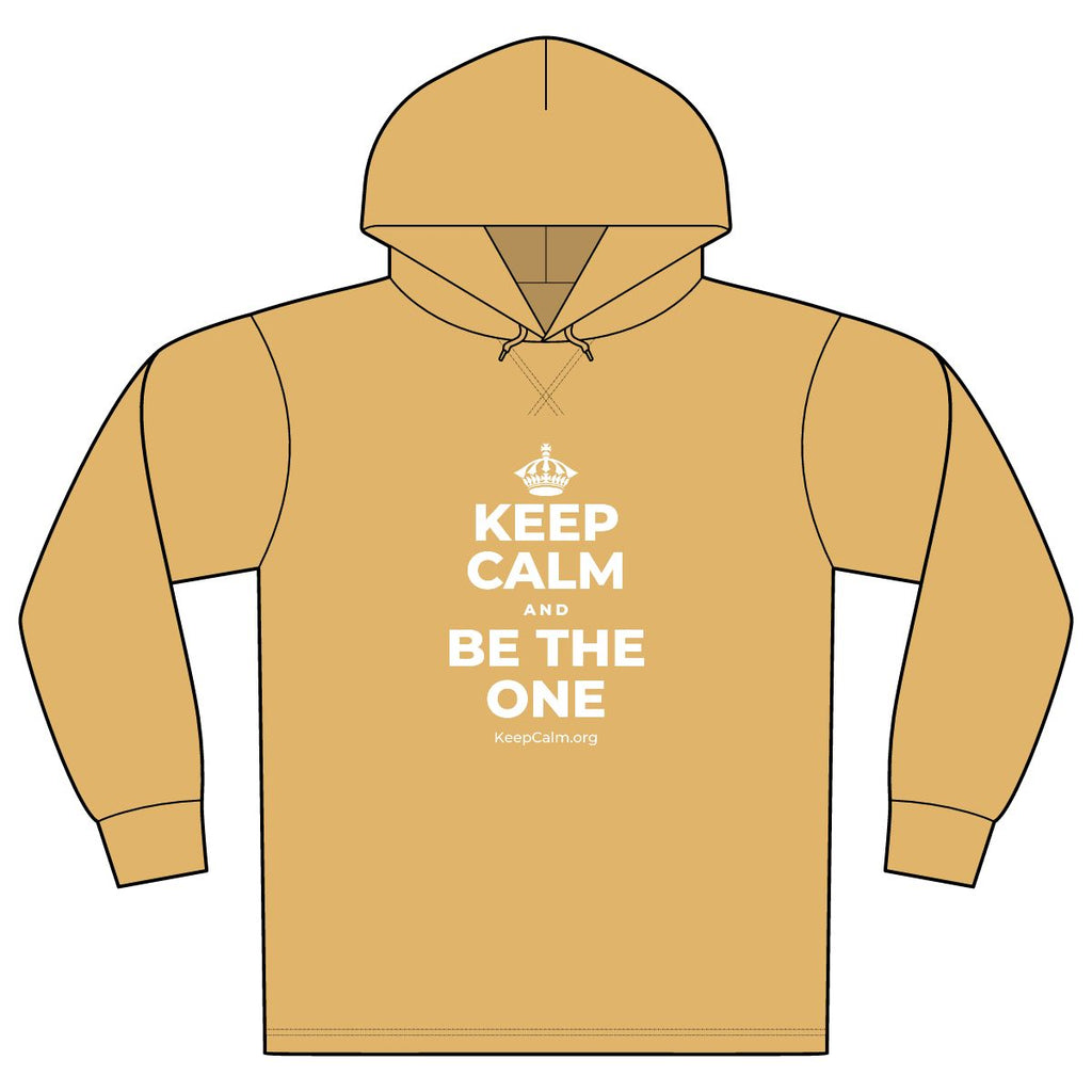 KEEP CALM AND BE THE ONE Organic Hoodie Tee