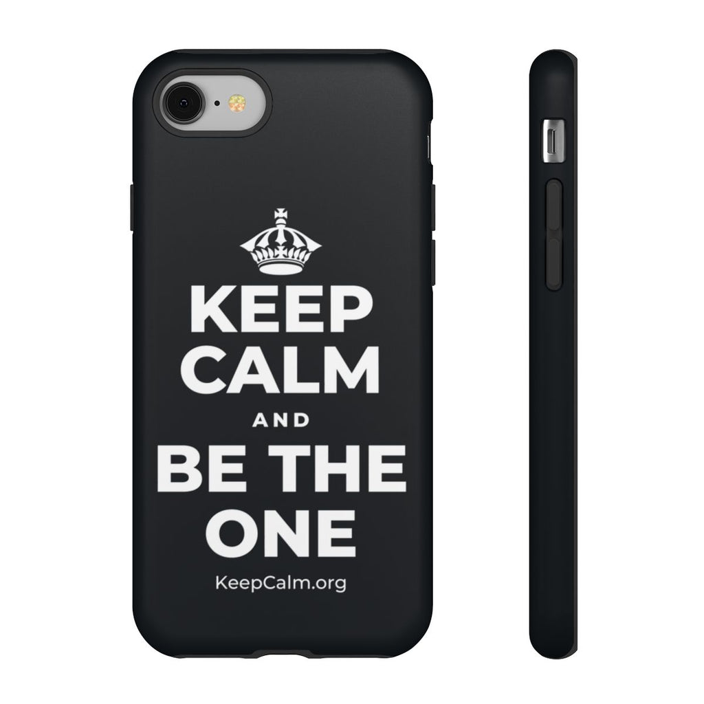 KEEP CALM AND BE THE ONE Phone Case (Dark)