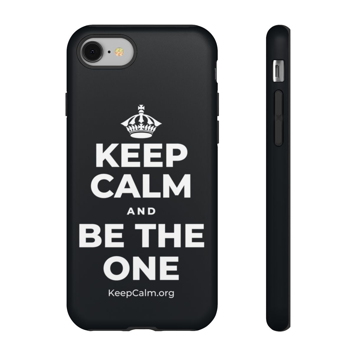 KEEP CALM AND BE THE ONE Phone Case (Dark)