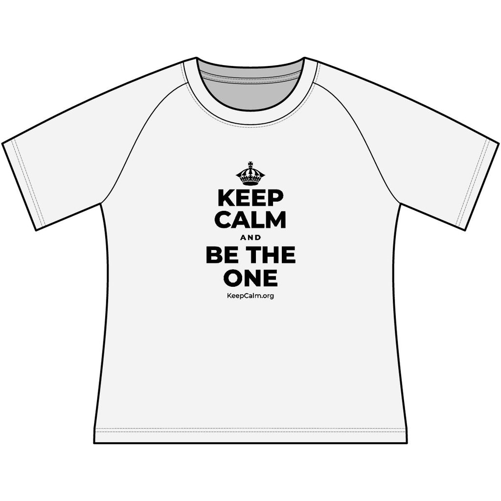 KEEP CALM AND BE THE ONE Women's Raglan Tee