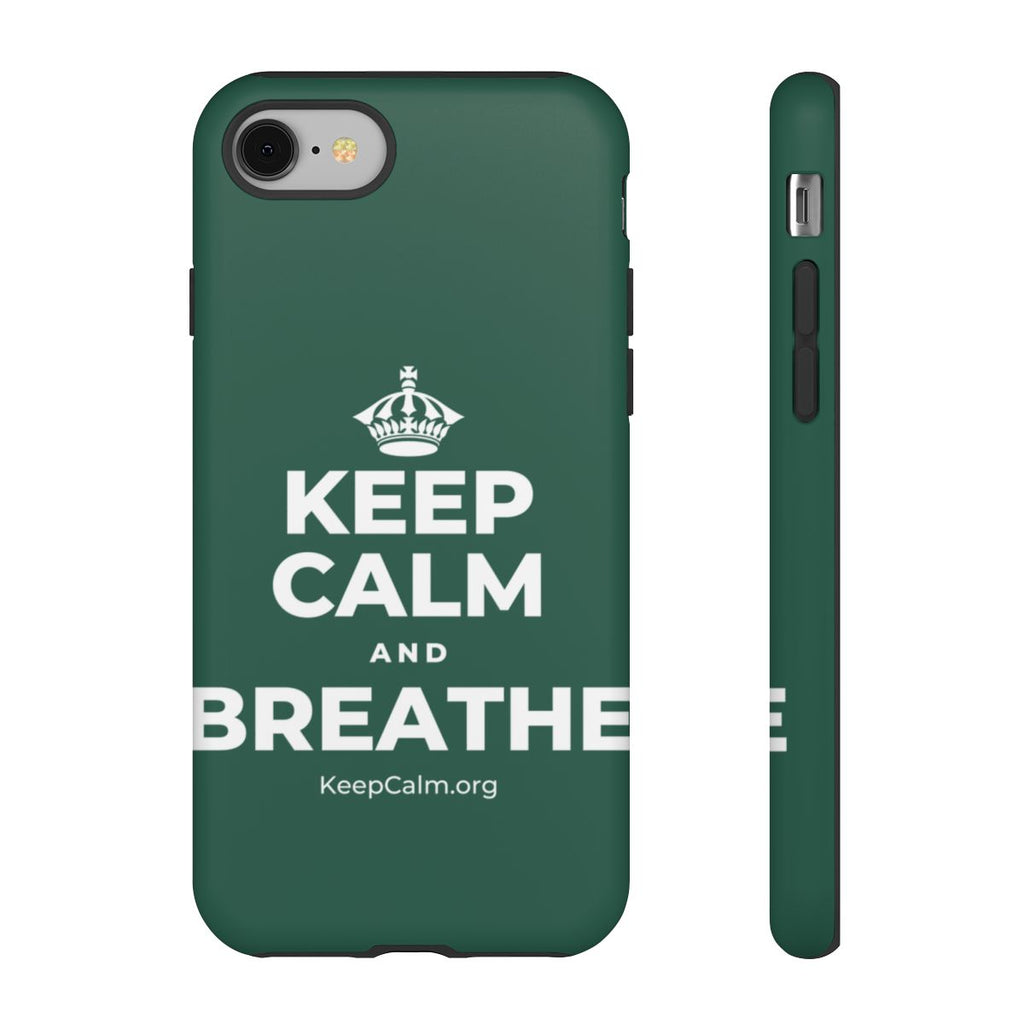 KEEP CALM AND BREATHE Phone Case