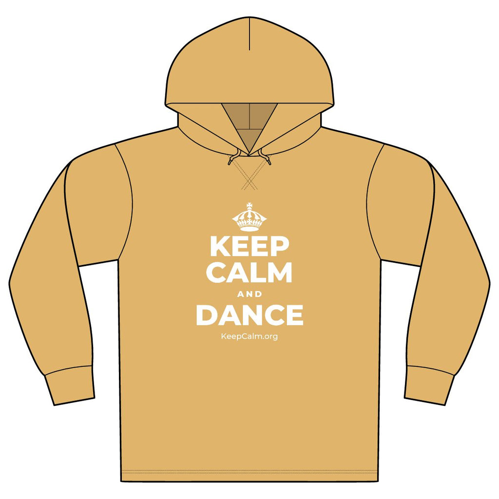 KEEP CALM AND DANCE Organic Hoodie Tee