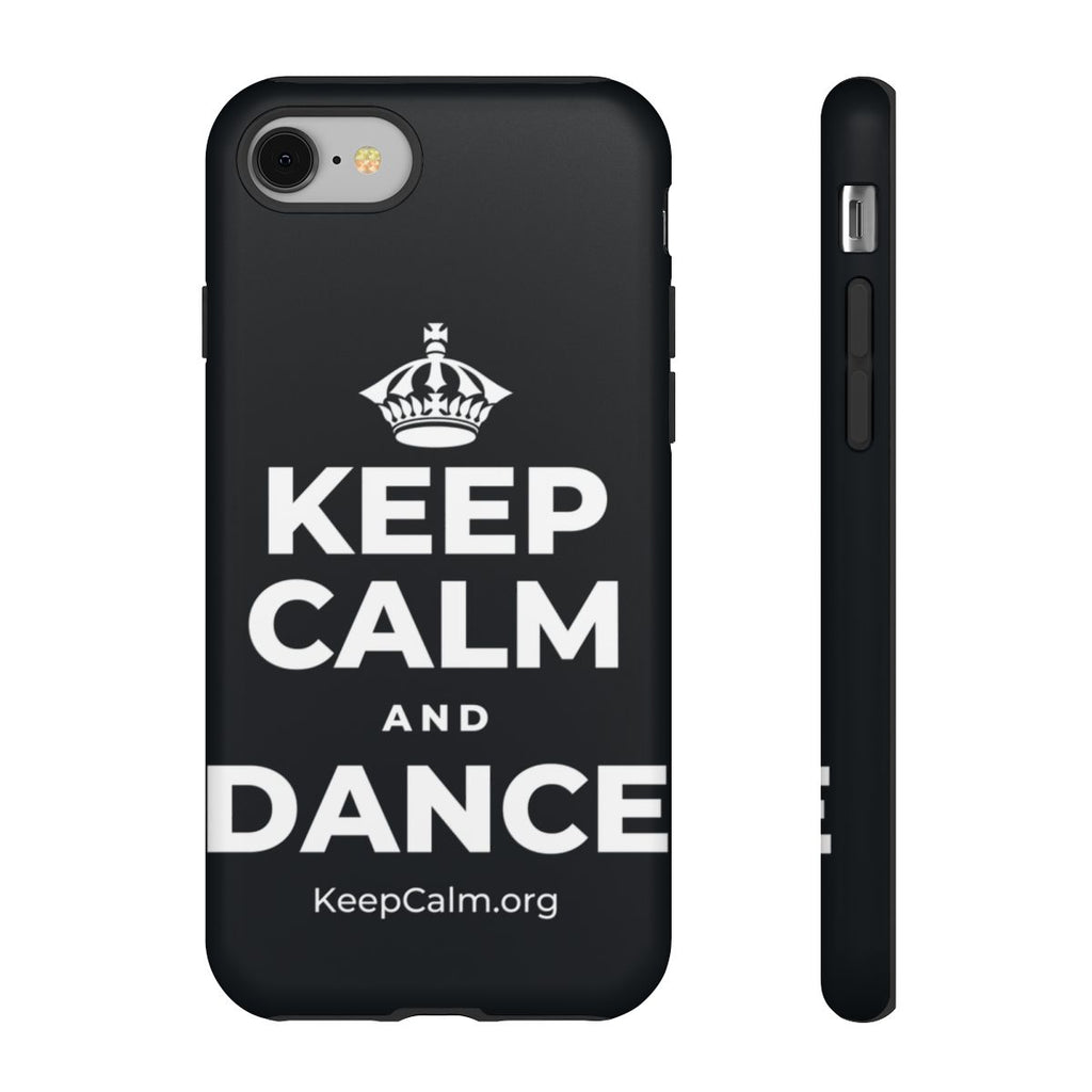 KEEP CALM AND DANCE Phone Case (Dark)
