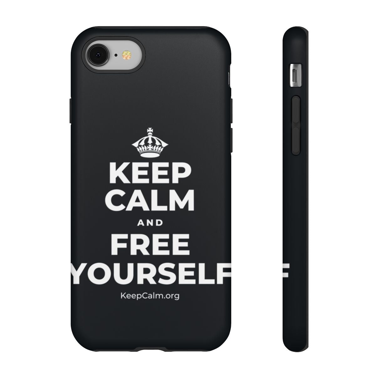 KEEP CALM AND FREE YOURSELF Phone Case (Dark)