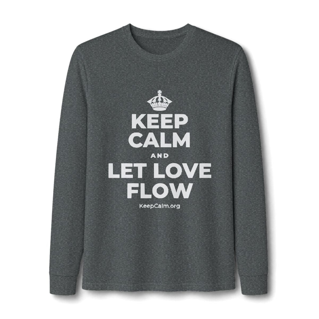 KEEP CALM AND LET LOVE FLOW Long Sleeve Tee