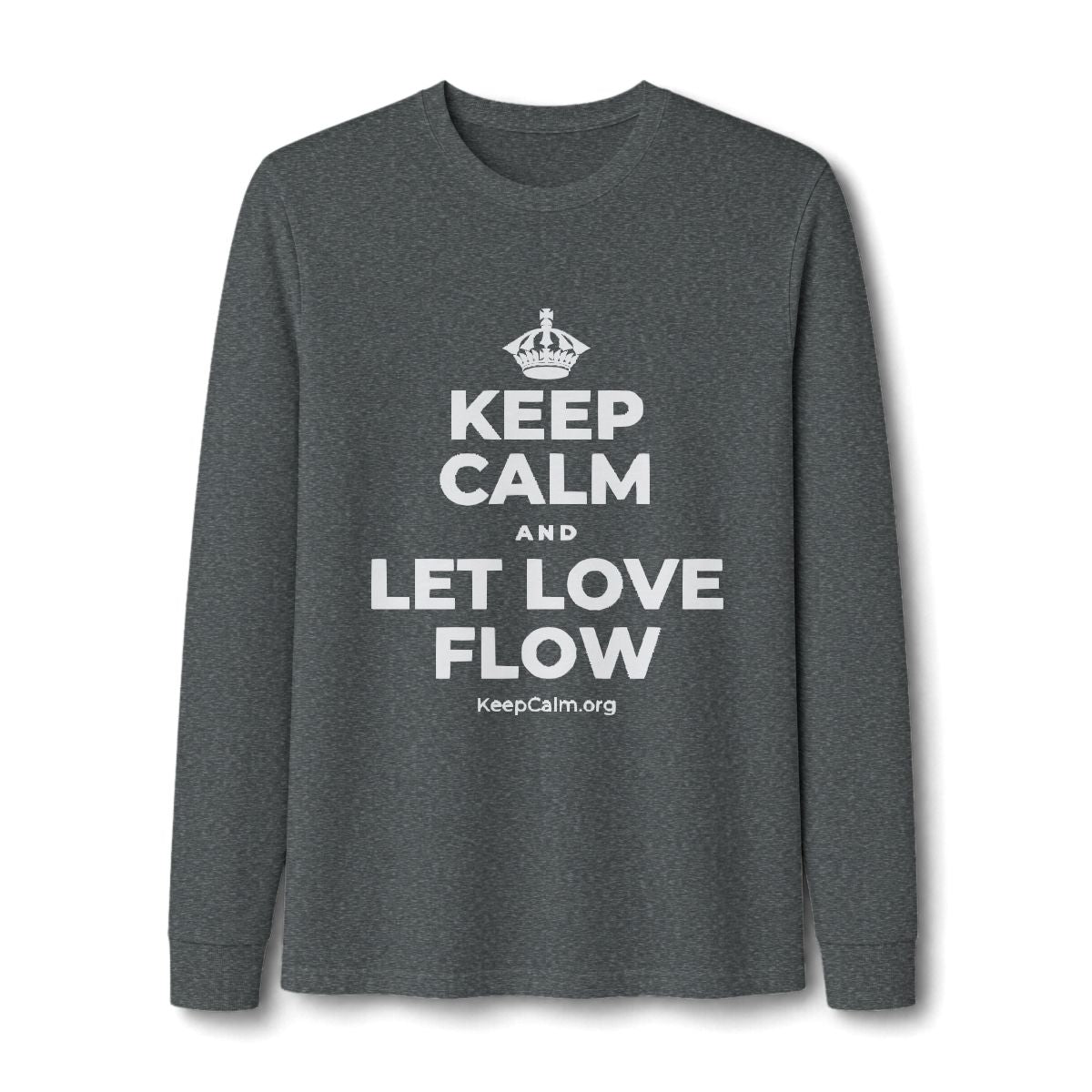 KEEP CALM AND LET LOVE FLOW Long Sleeve Tee