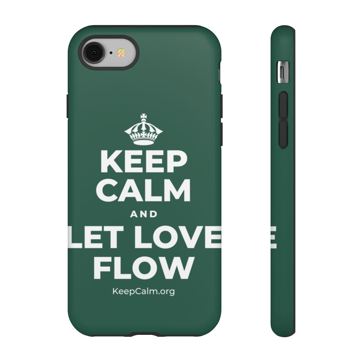 KEEP CALM AND LET LOVE FLOW Phone Case