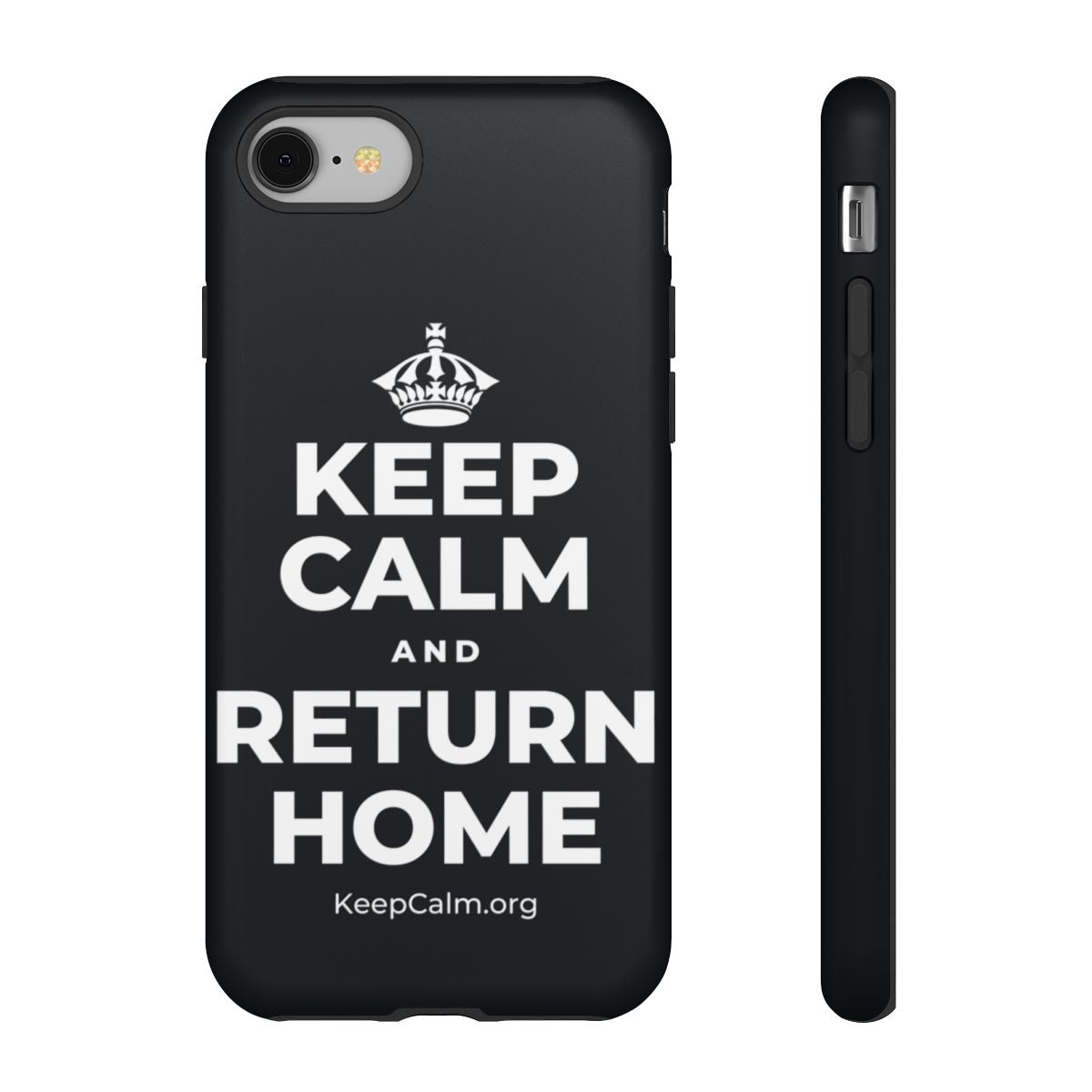 KEEP CALM AND RETURN HOME Phone Case (Dark)