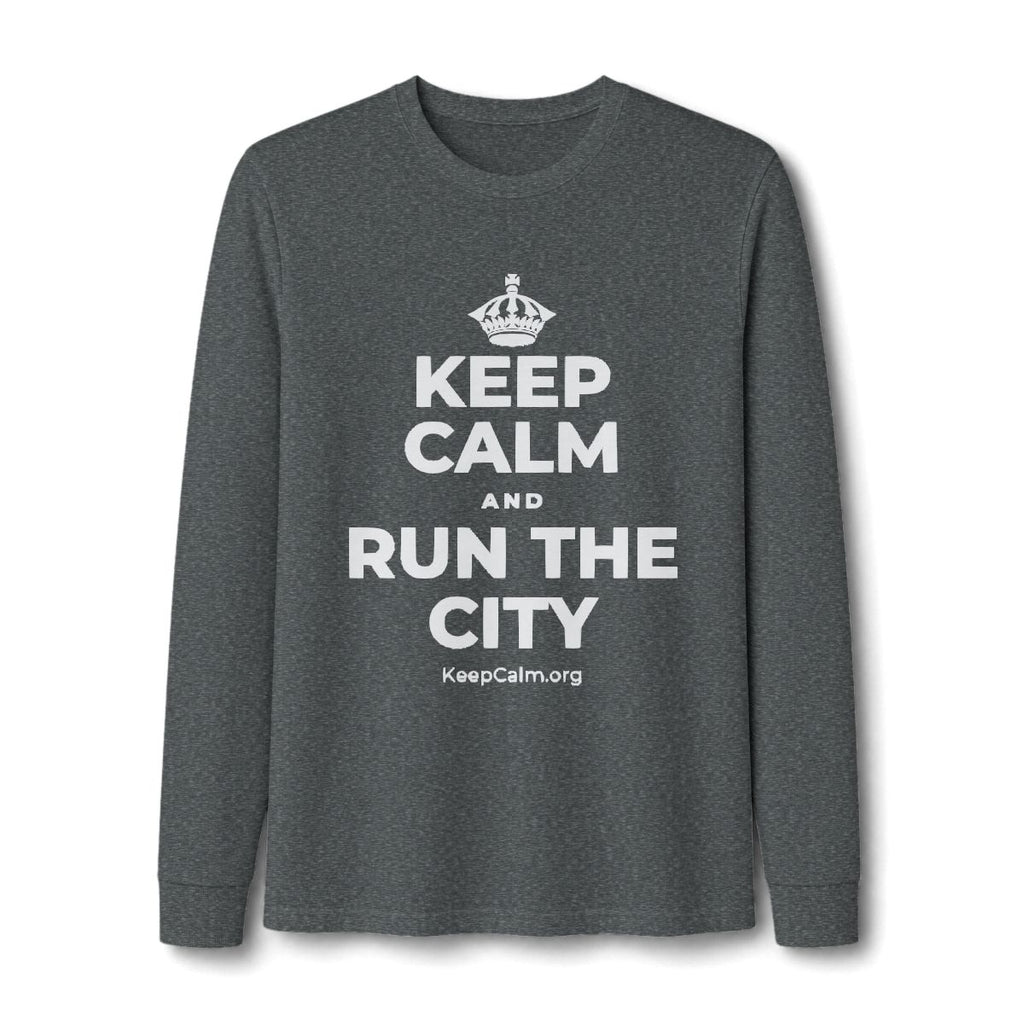 KEEP CALM AND RUN THE CITY Long Sleeve Tee