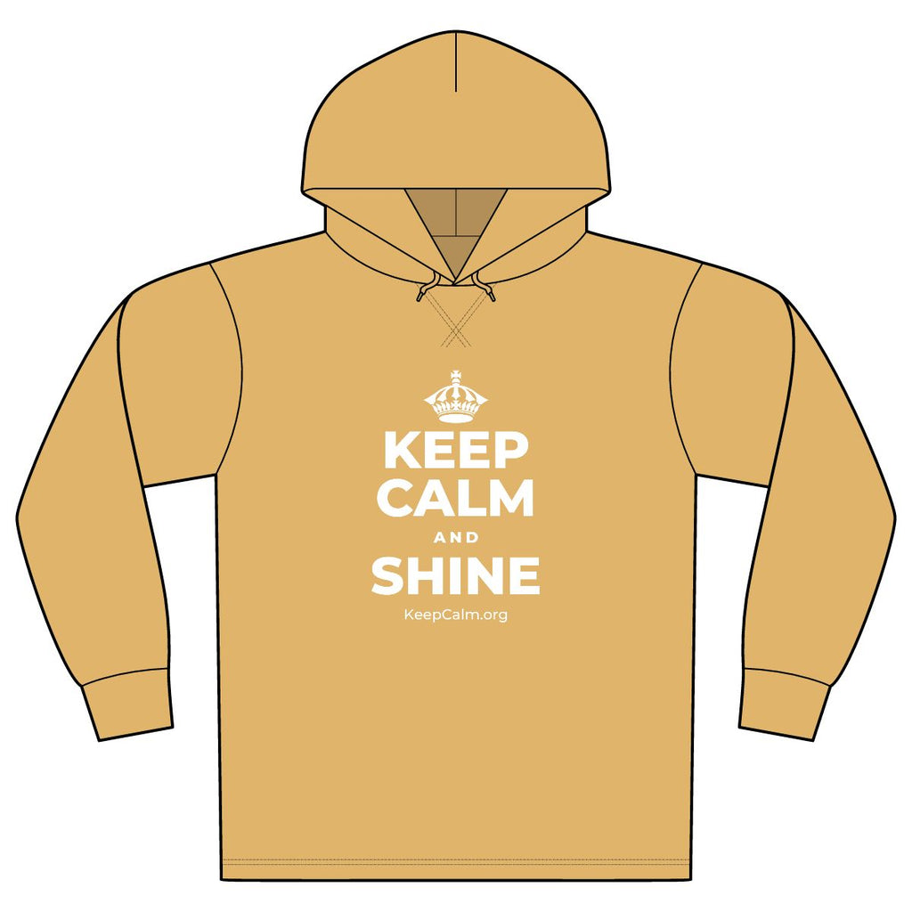 KEEP CALM AND SHINE Organic Hoodie Tee