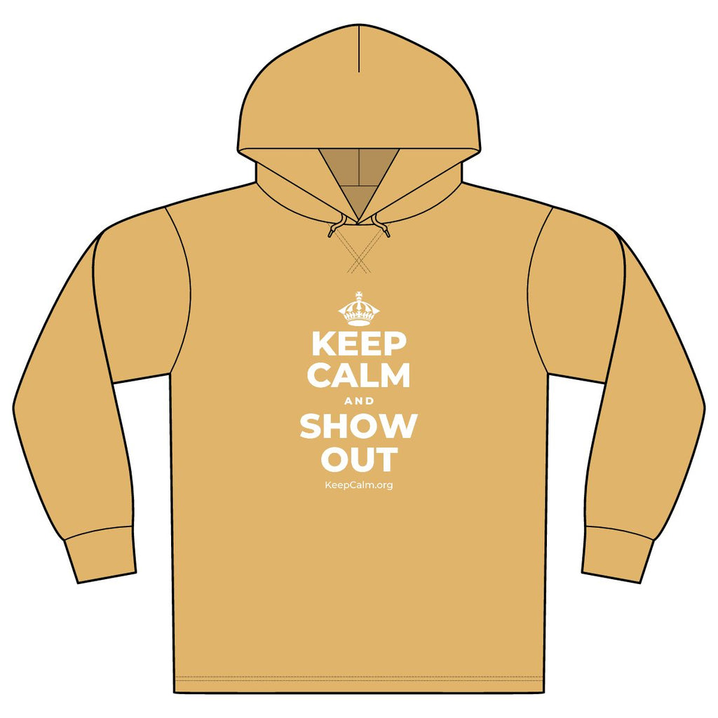 KEEP CALM AND SHOW OUT Organic Hoodie Tee