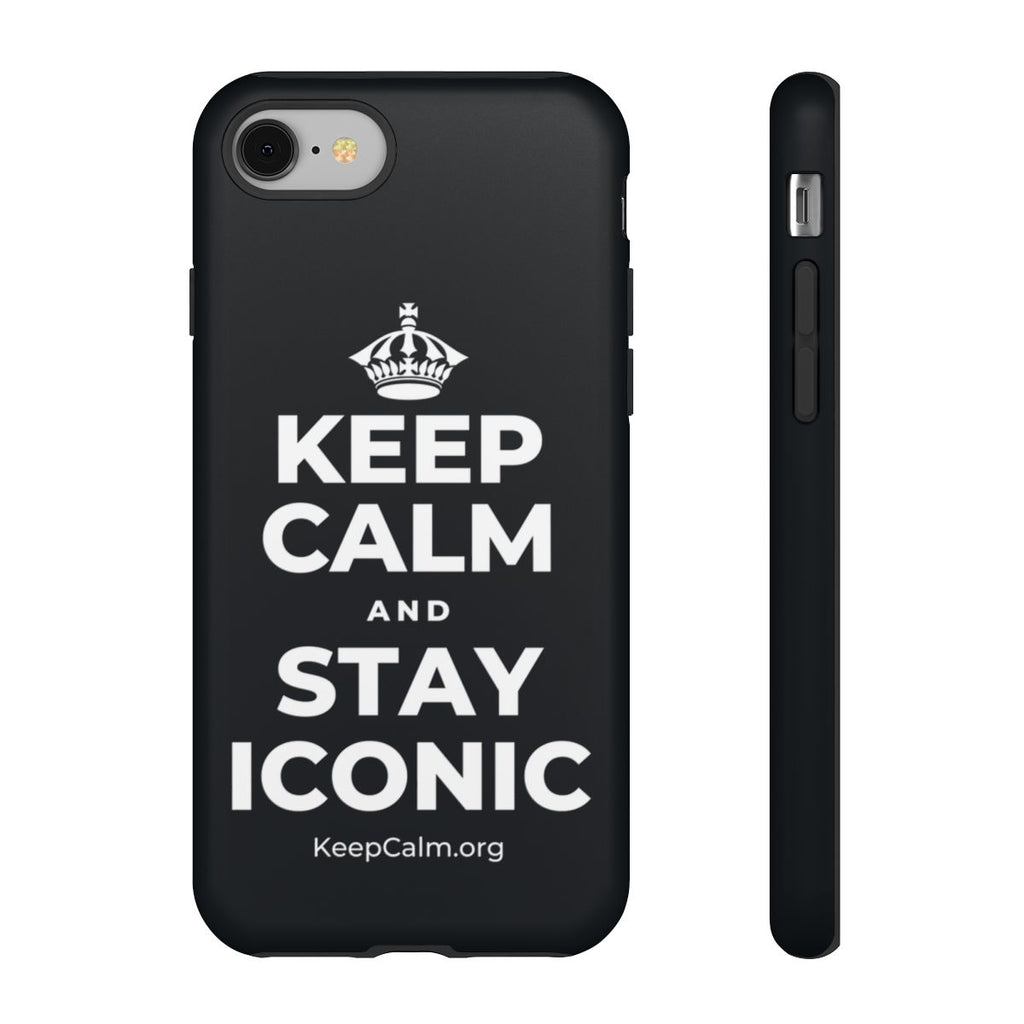 KEEP CALM AND STAY ICONIC Phone Case (Dark)
