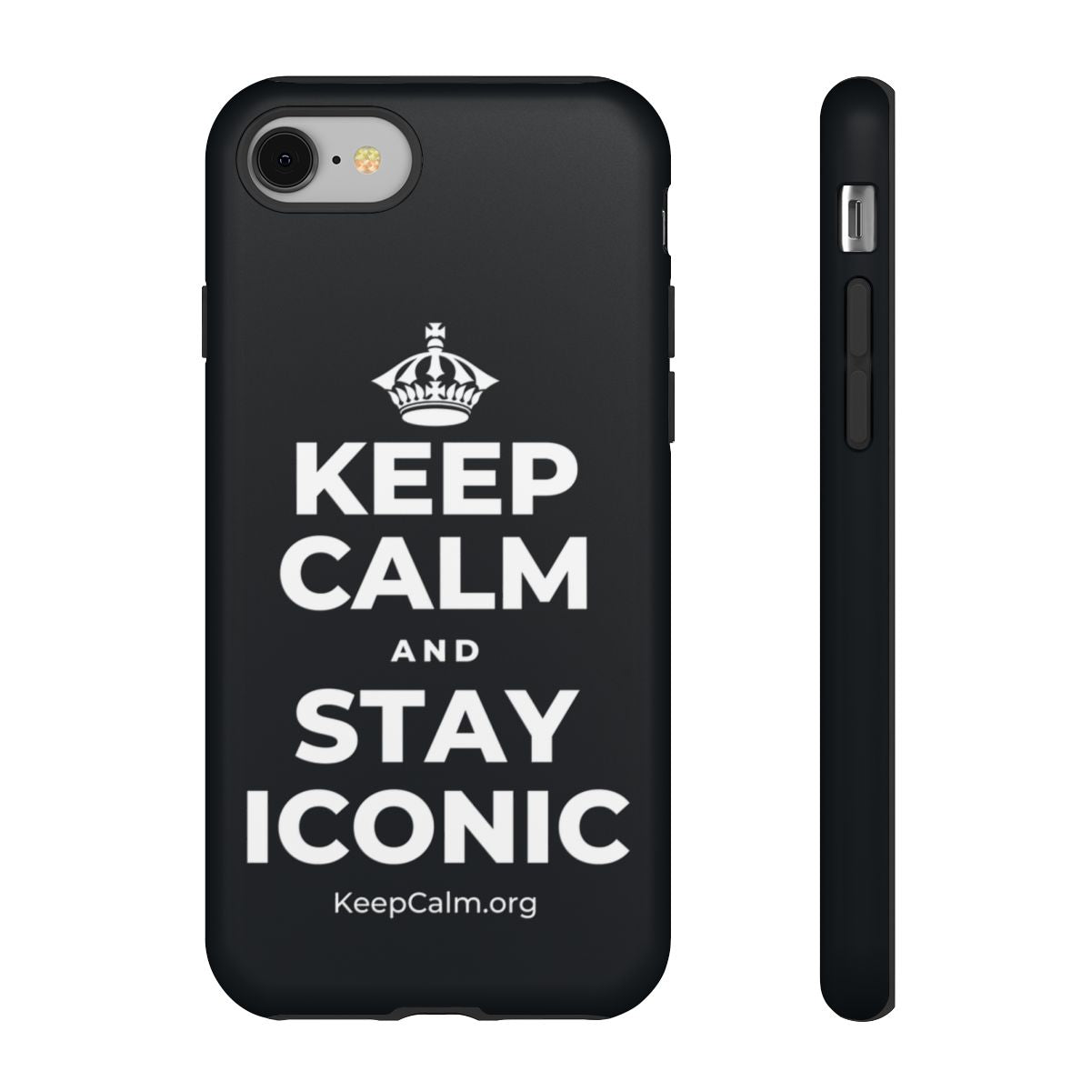 KEEP CALM AND STAY ICONIC Phone Case (Dark)
