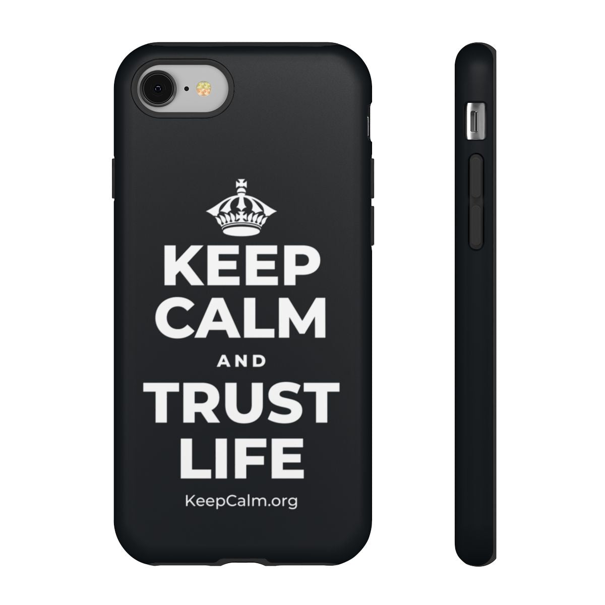 KEEP CALM AND TRUST LIFE Phone Case (Dark)