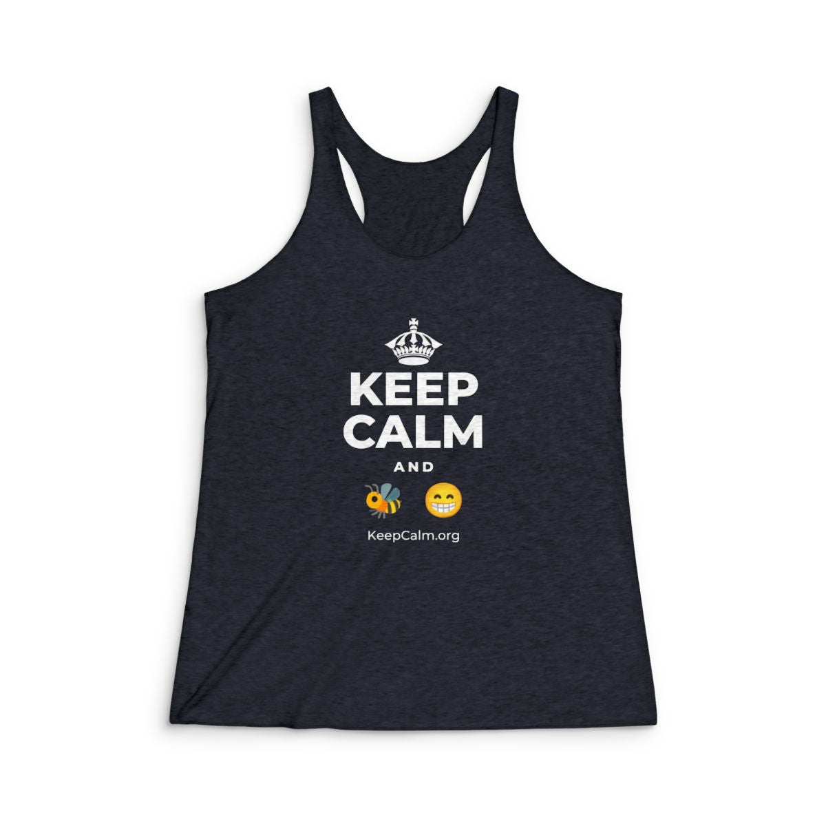KEEP CALM AND BEE HAPPY Organic Hoodie Tee